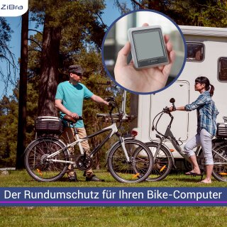 ZiBra© Displayschutz Set mit Schutzhülle passend für Bosch Intuvia 100