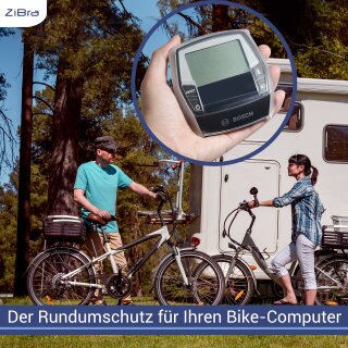 ZiBra© Displayschutz Set mit Schutzhülle passend für Bosch Intuvia (nicht Intuvia 100)