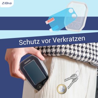 ZiBra© Displayschutz Set mit Schutzhülle passend für Shimano Steps SC E6010