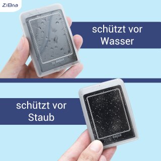 ZiBra© Displayschutz Set mit Schutzhülle passend für Bosch KIOX 300